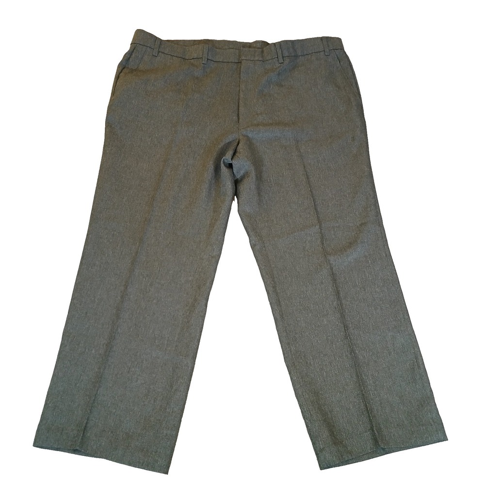 Vintage Levis Action Slacks Dress Pants Mens 44x30 Gray Polyester Sta-Prest